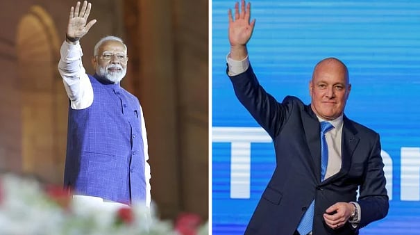 <div class="paragraphs"><p>Prime Minister Narendra Modi and New Zealand prime minister Christopher Luxon</p></div>